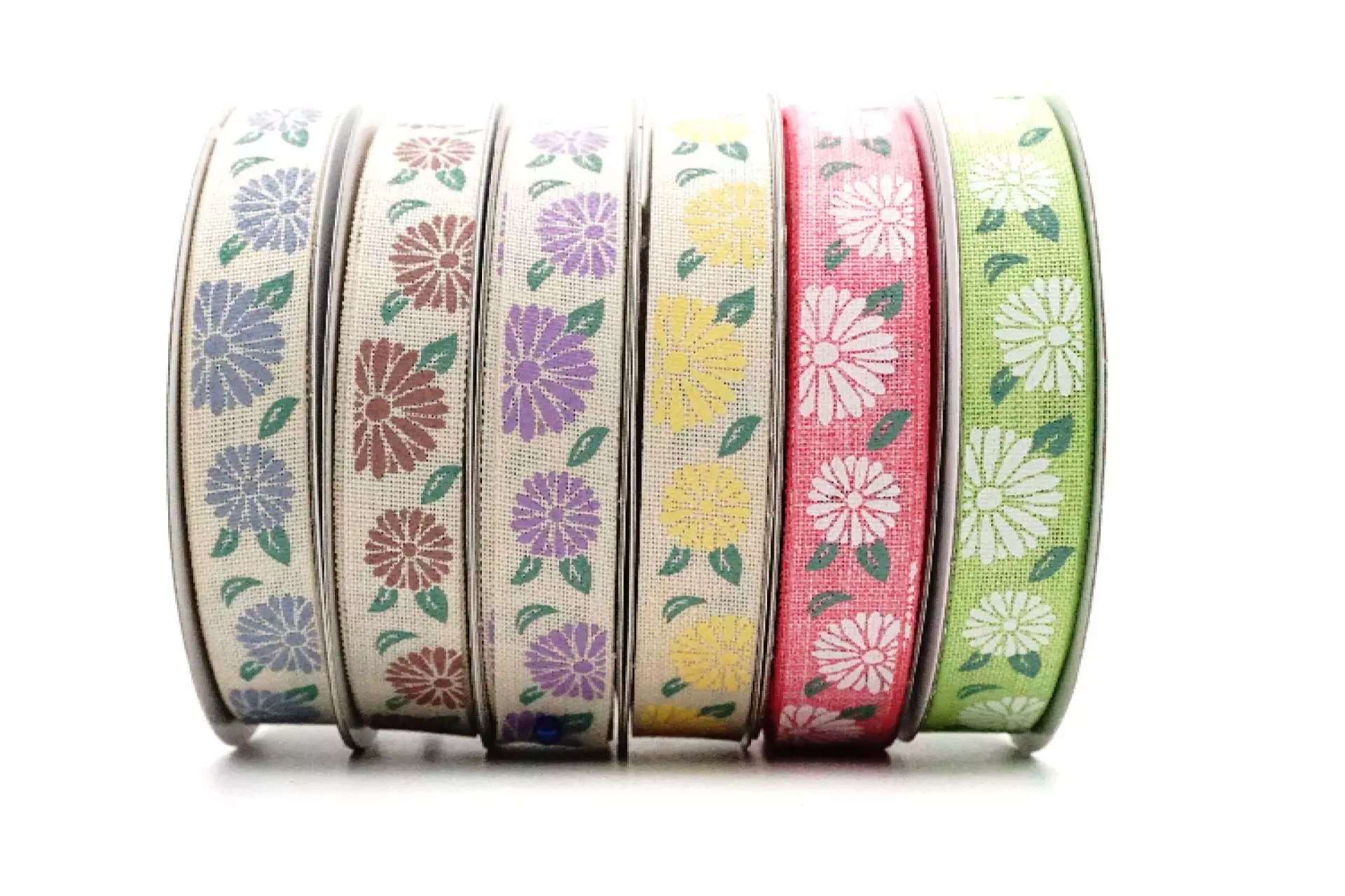 夏日快樂向日葵印刷緞帶